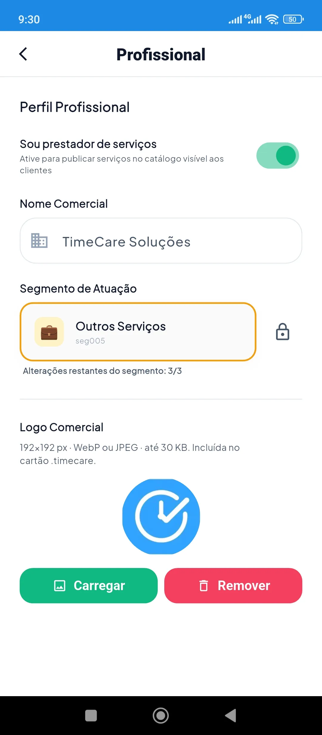 Setup Profissional Inicial